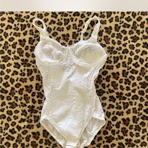 White Lace Bodysuit